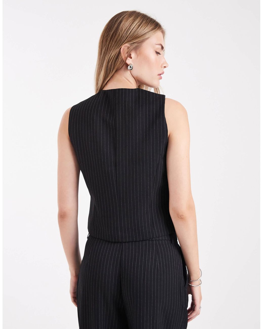 ONLY Black High Neck Vest