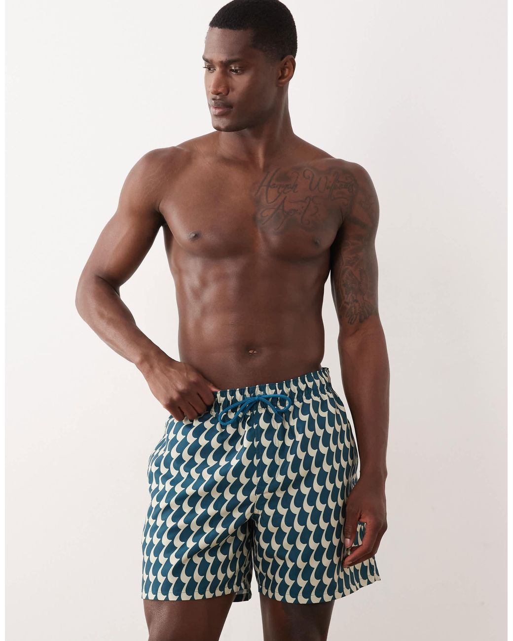 Short ASOS pour homme en coloris Blue