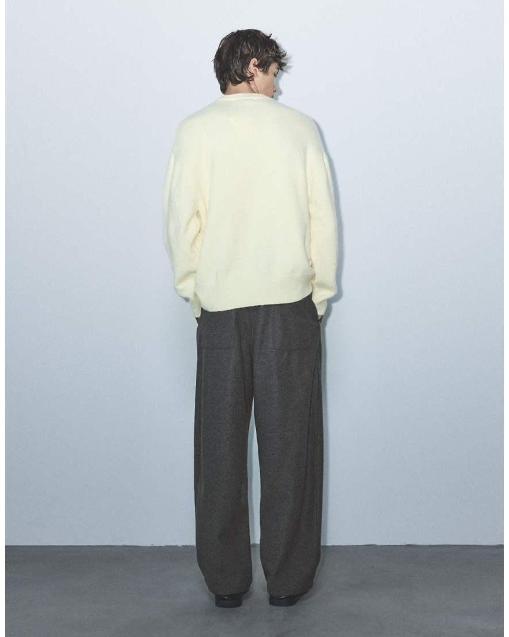 Pull&Bear Regular-Fit Broek in het White voor heren
