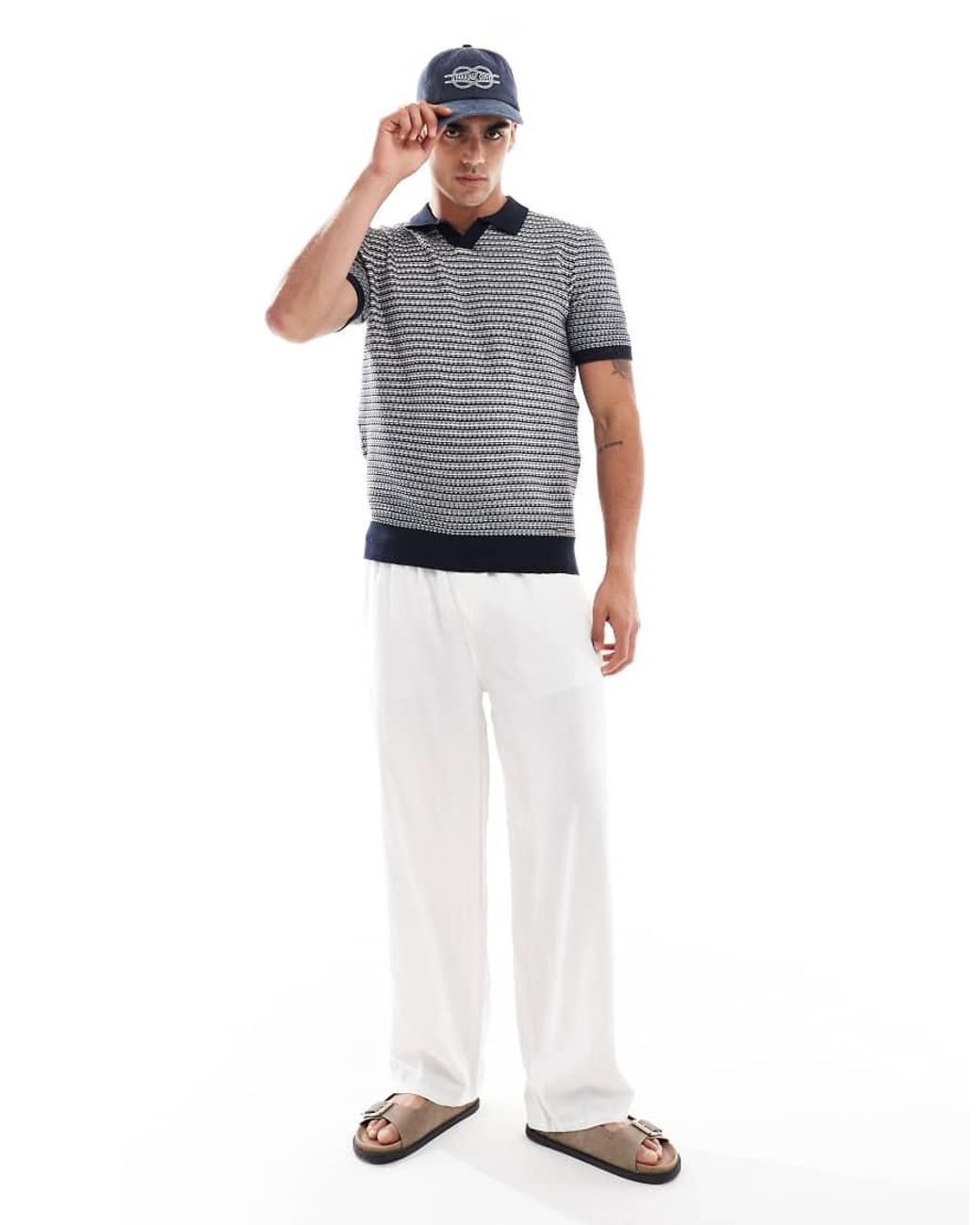 Polo di Threadbare in Blue da Uomo