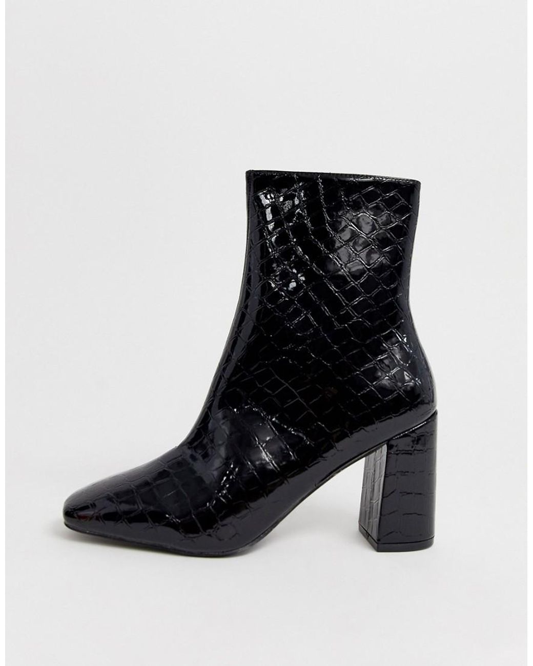 raid kola black round toe over the knee boots