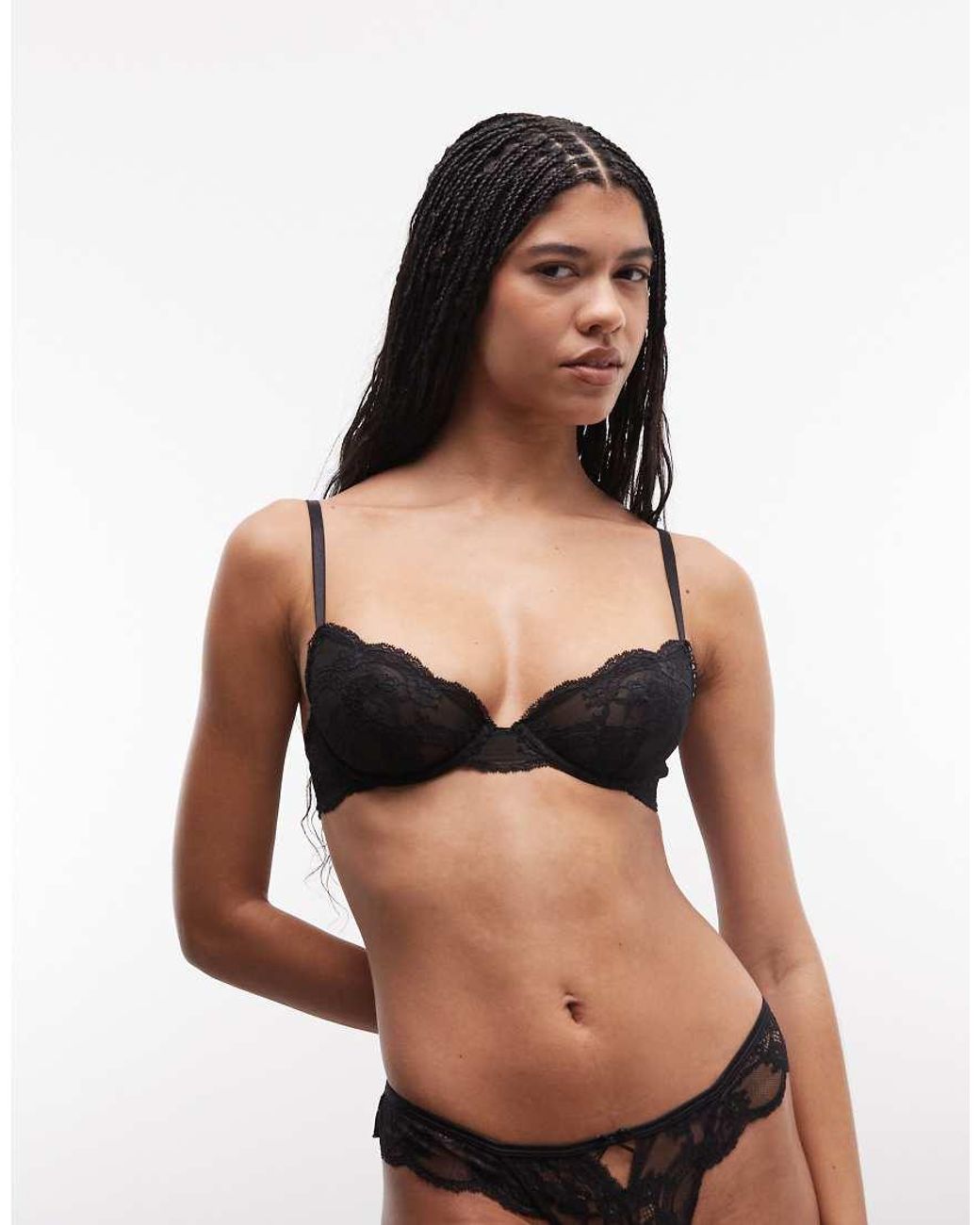 ASOS Black Lola Lace Underwire Bra