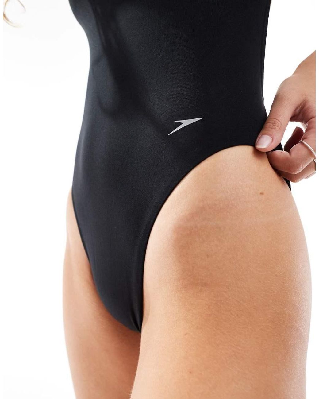 Speedo Blue Swimsuit V Class Active Back Swimsuit