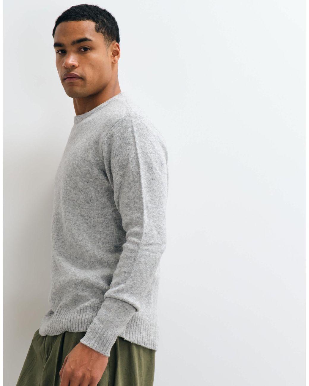 Studio pull ras Brave Soul pour homme en coloris Gray