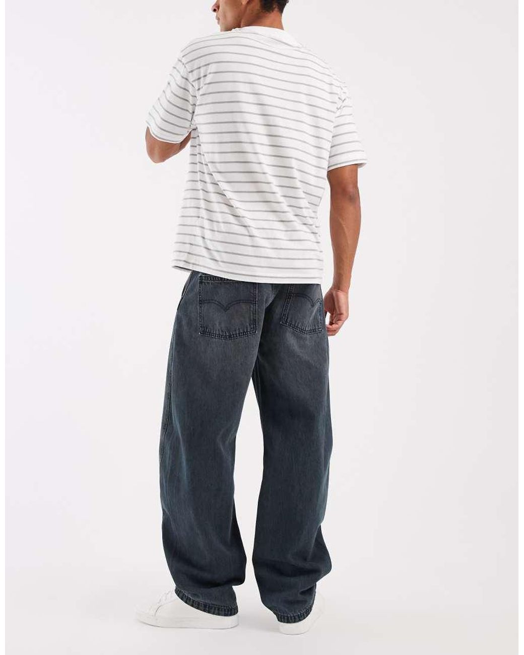 Levi's Blue baggy Barrel Jeans for men
