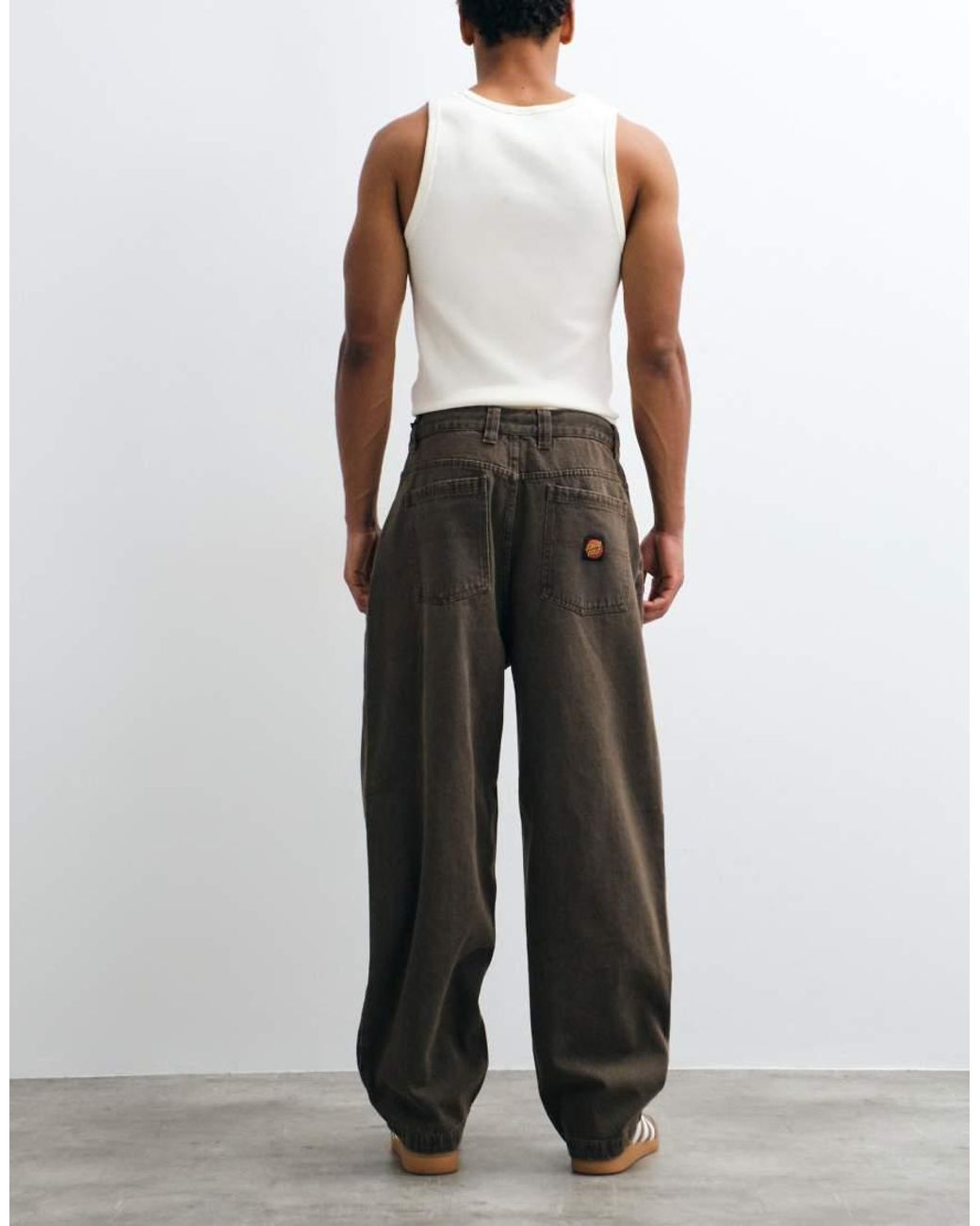 Santa Cruz Green Loose Fit Jeans for men