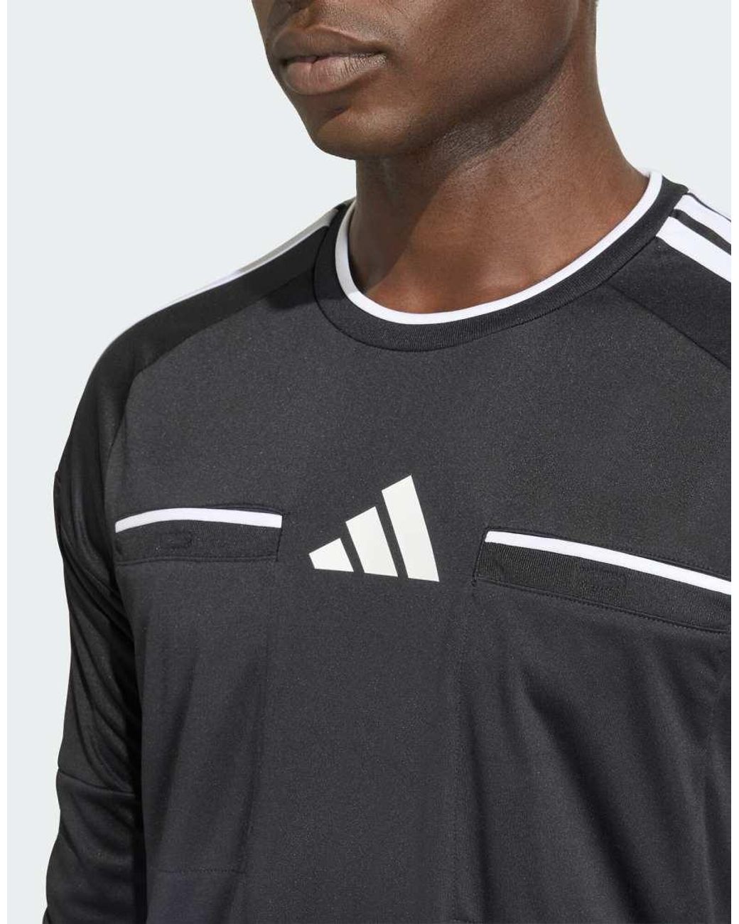 Adidas Originals Gray Referee 26 Jersey Long Sleeve for men