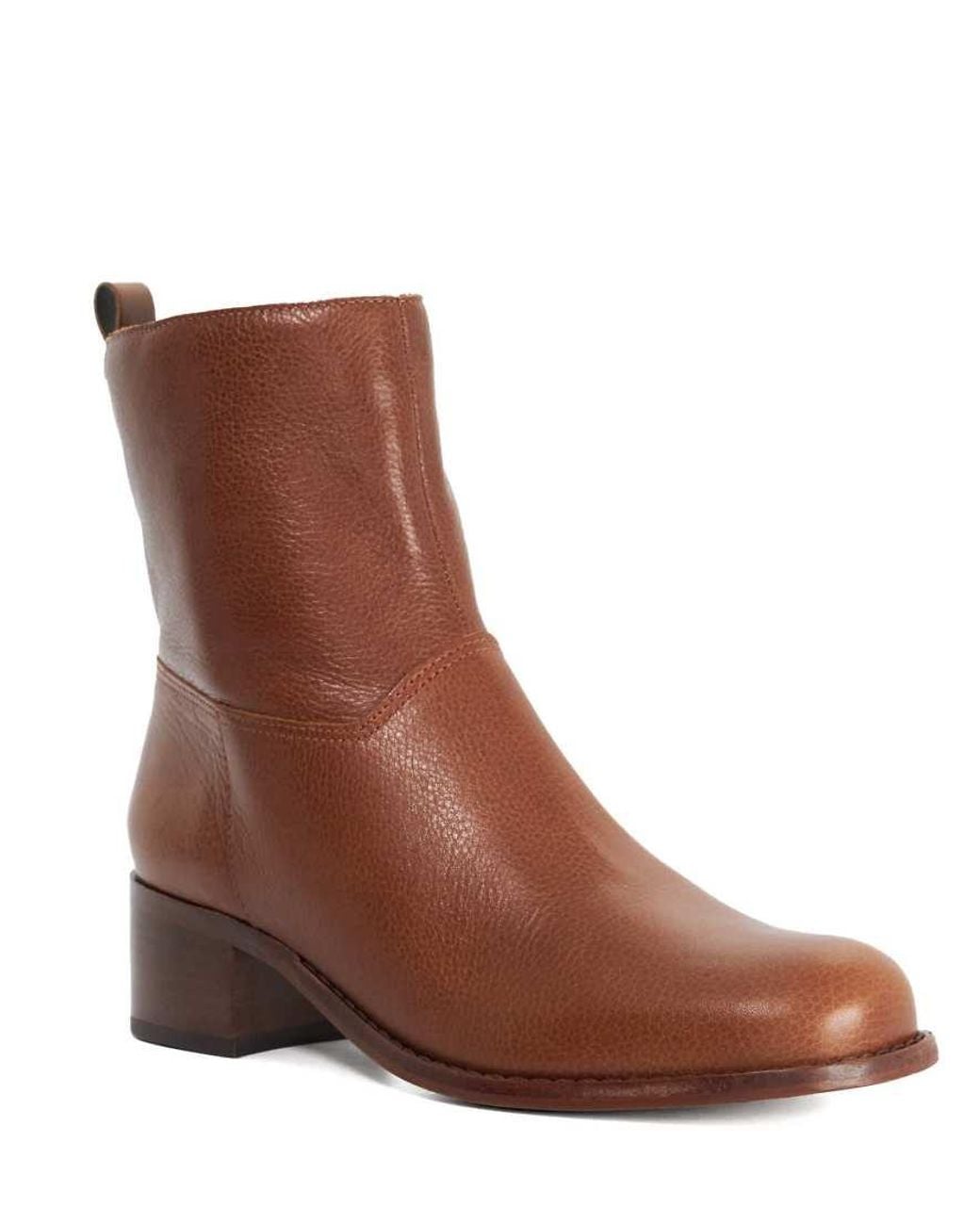 Dune Brown Peya Ankle Boots