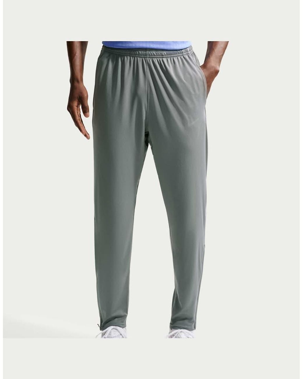 Nike Blue Miler Dri-fit Knit Trousers for men