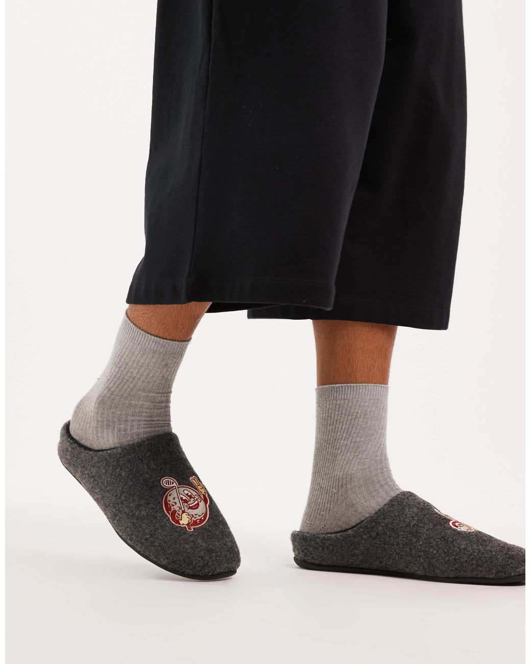 ASOS Black Mule Slipper for men
