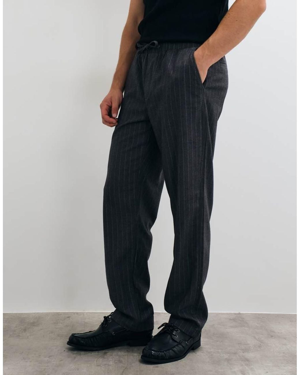 ASOS Blue Straight Trouser for men