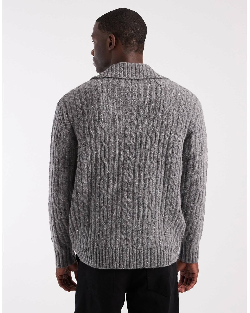 Levi's – pullover aus grobstrick in Gray für Herren