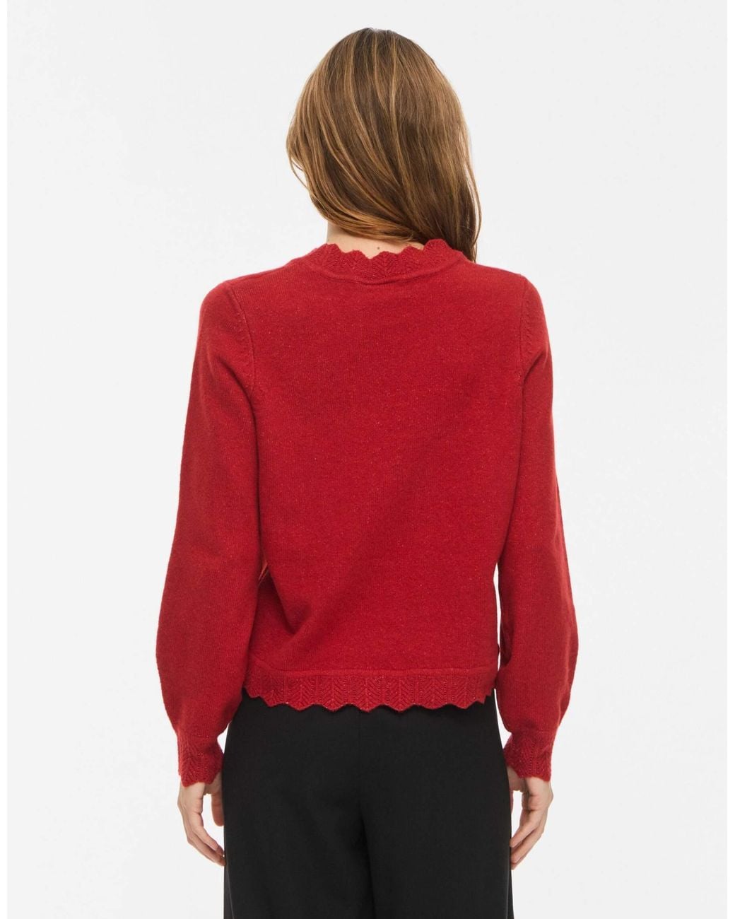 Vila Red Strickpullover