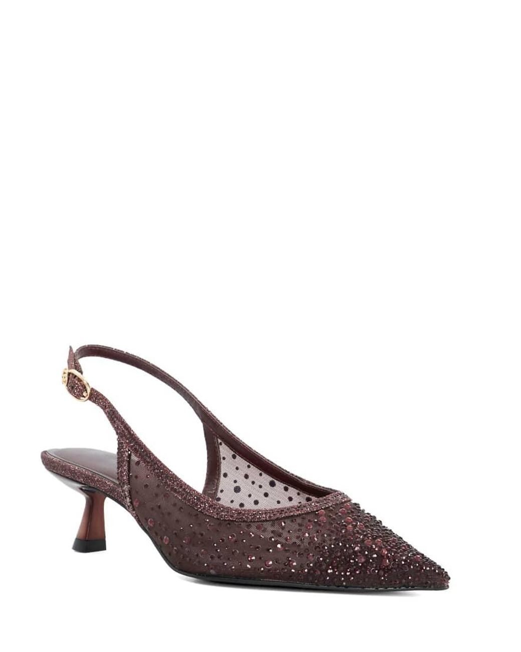 Dune Brown Cirelle Slingbacks