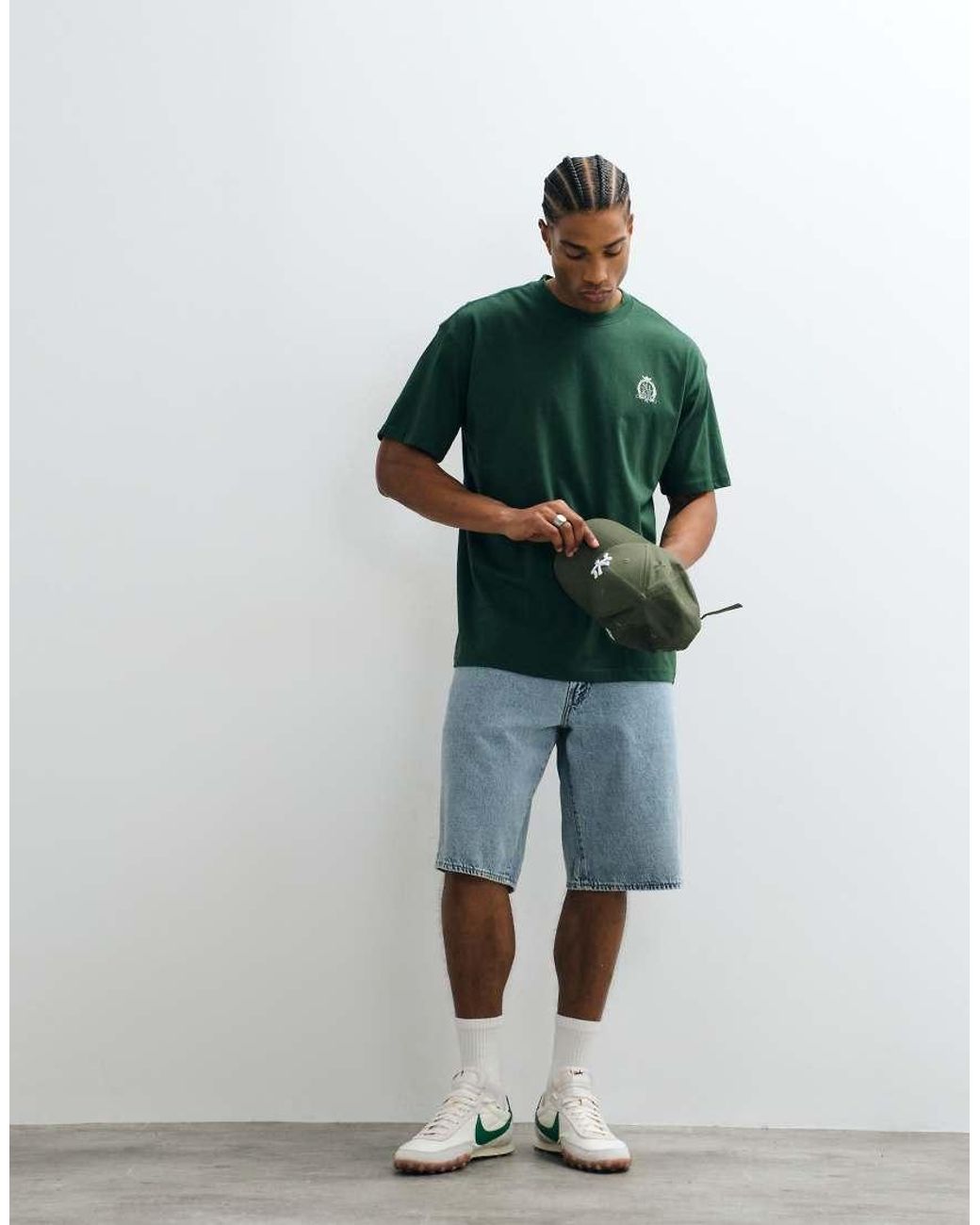 Nike Green Club Ncc Backprint Logo T-Shirt for men