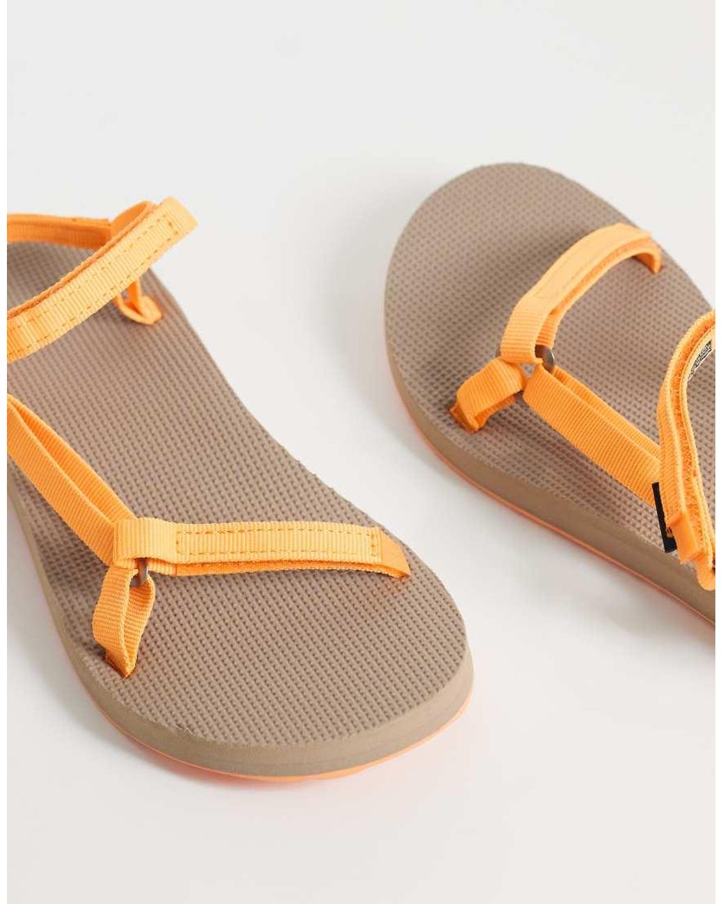 Teva White Original Universal Slim Sandals