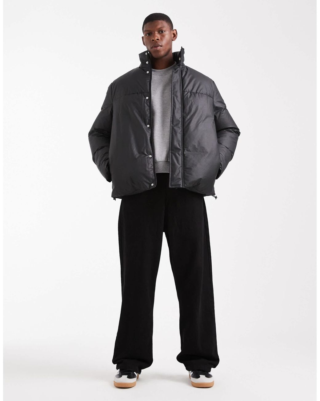Doudoune ASOS pour homme en coloris Gray