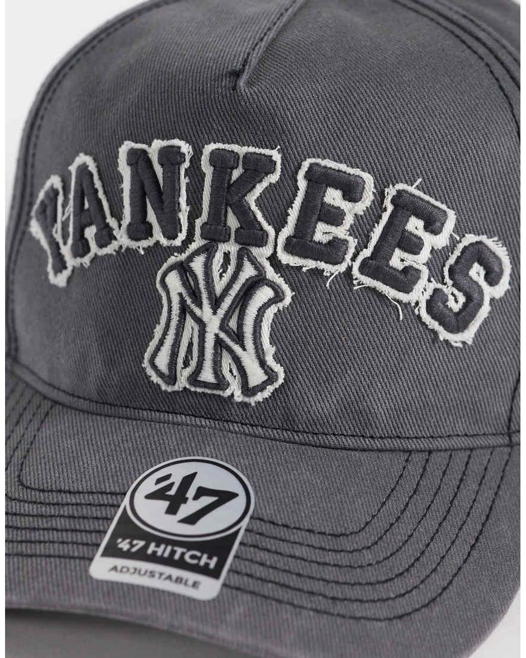 '47 Gray Ny Yankees Logo Hitch Cap