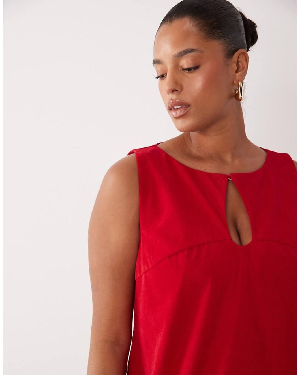 Asos Design Curve ASOS de color Red