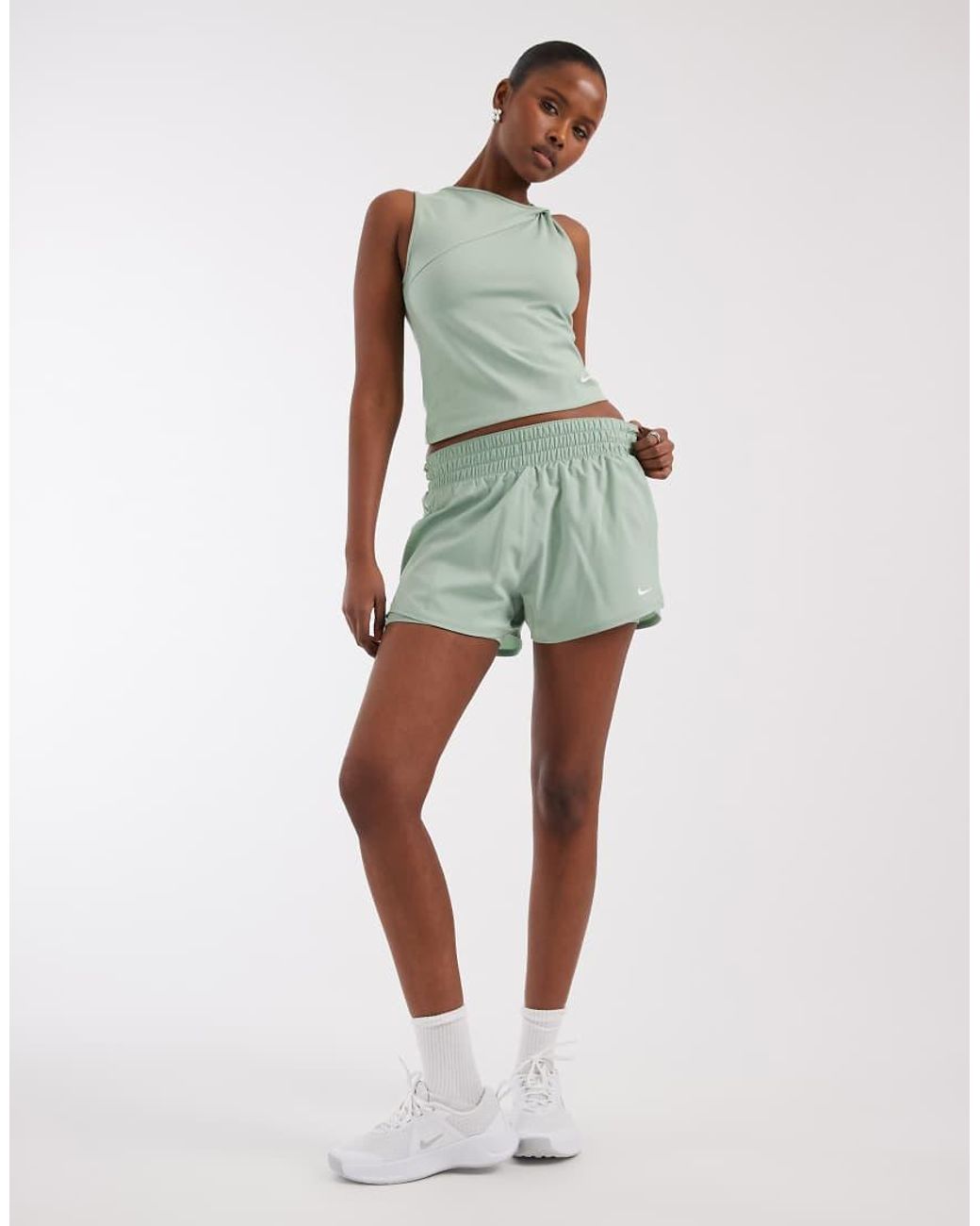 Nike Green One Dri-fit High Waisted 3 Inch 2