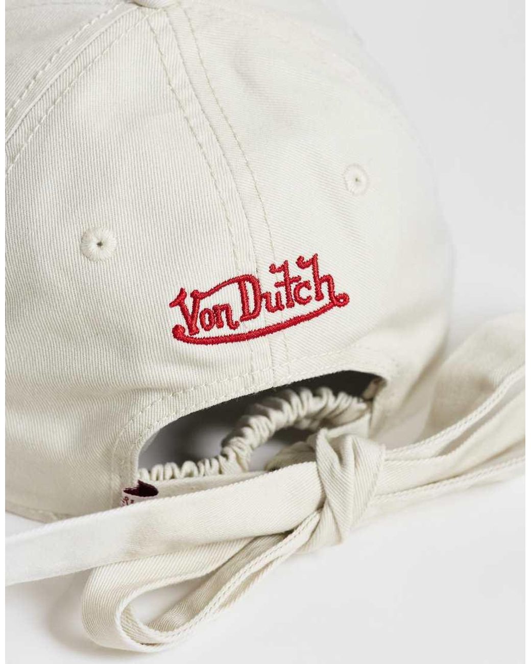 Von Dutch White Bow Cap