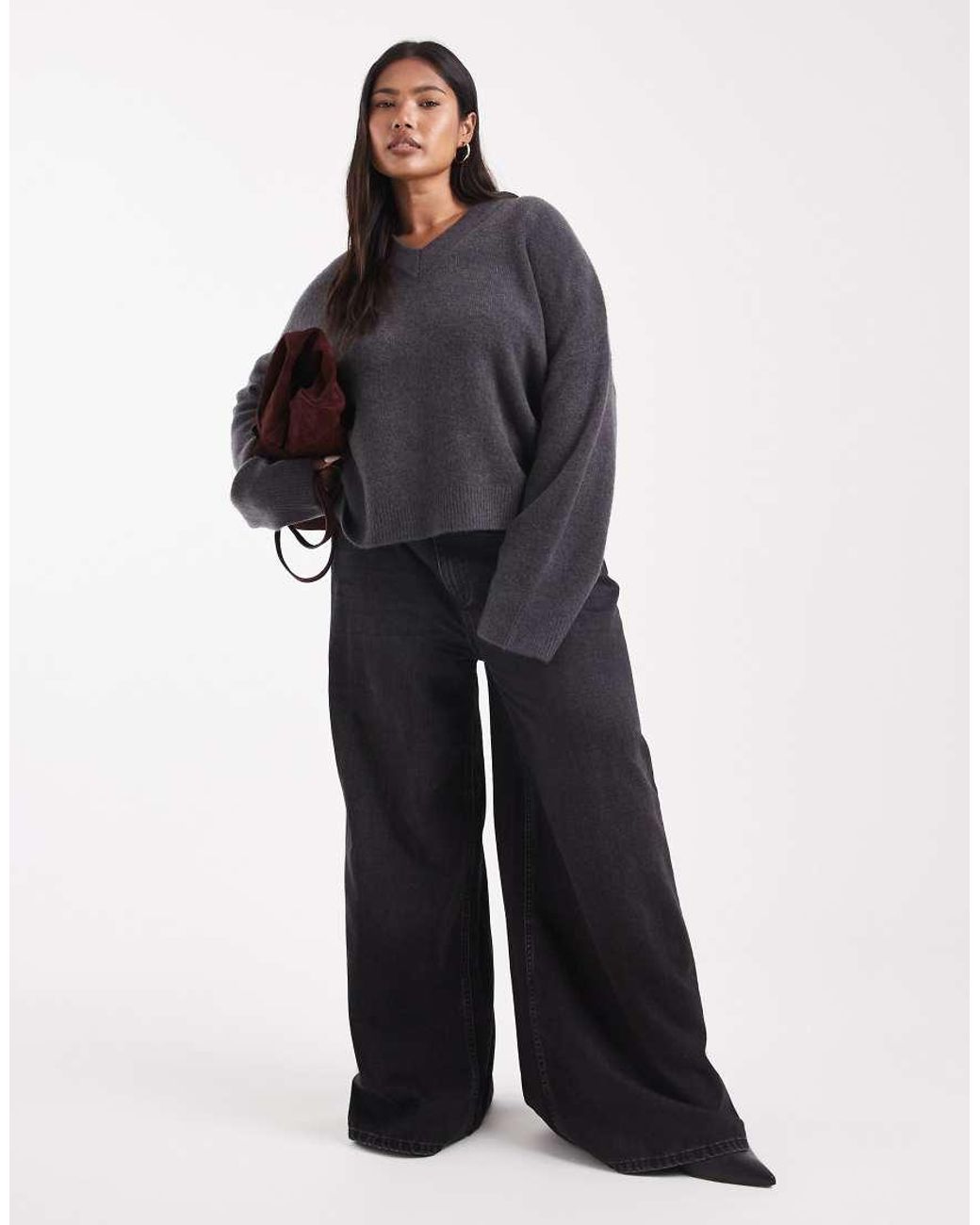 ASOS Asos Design Curve in het Gray