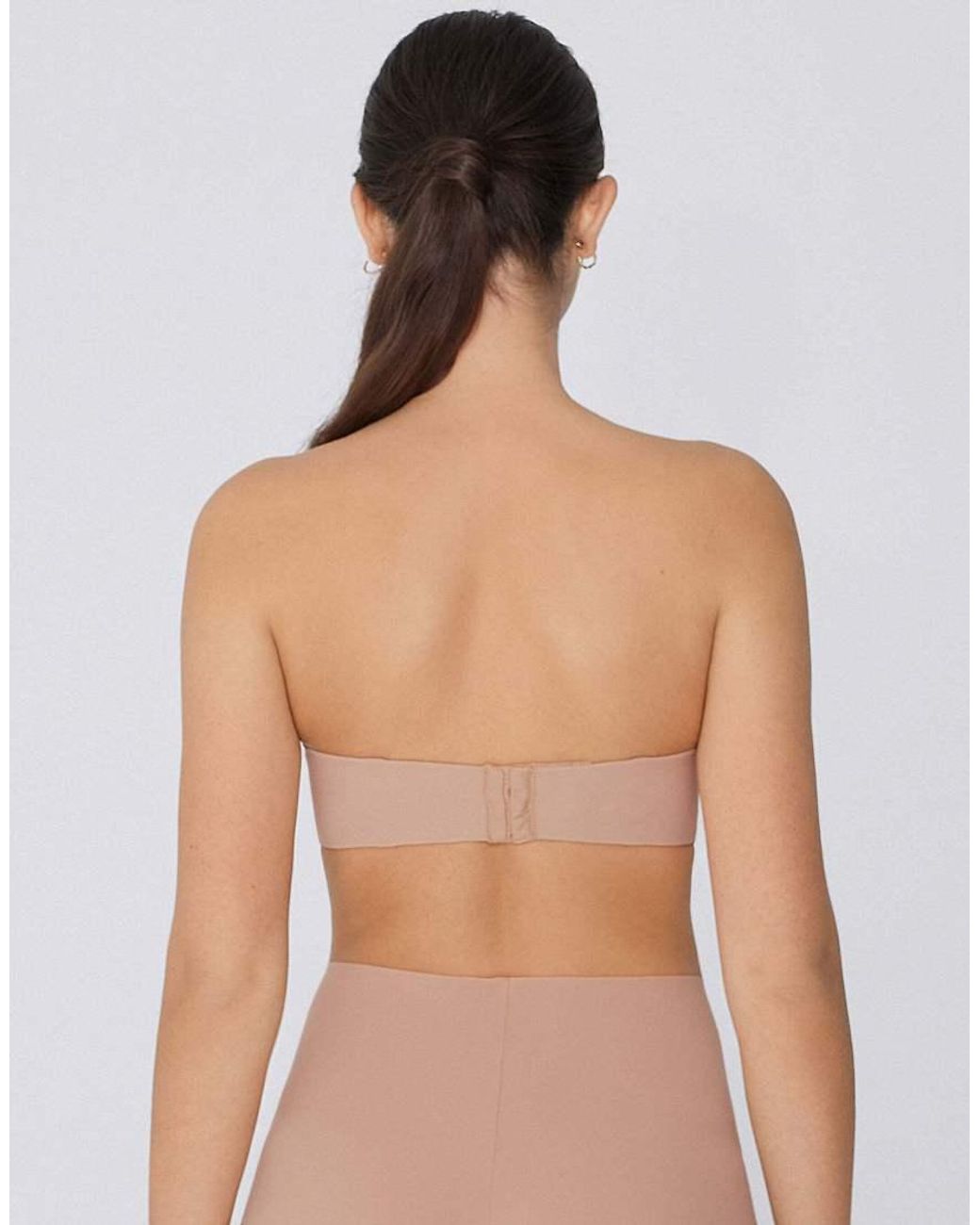 Tezenis Gray Full Coverage Padded Bandeau Bra
