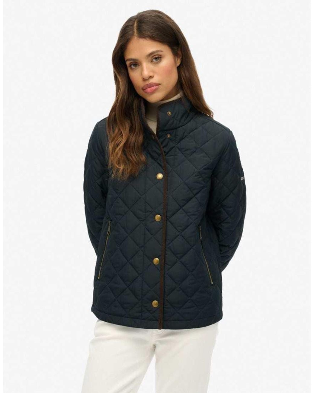 Superdry Blue Estate Country Liner Jacket