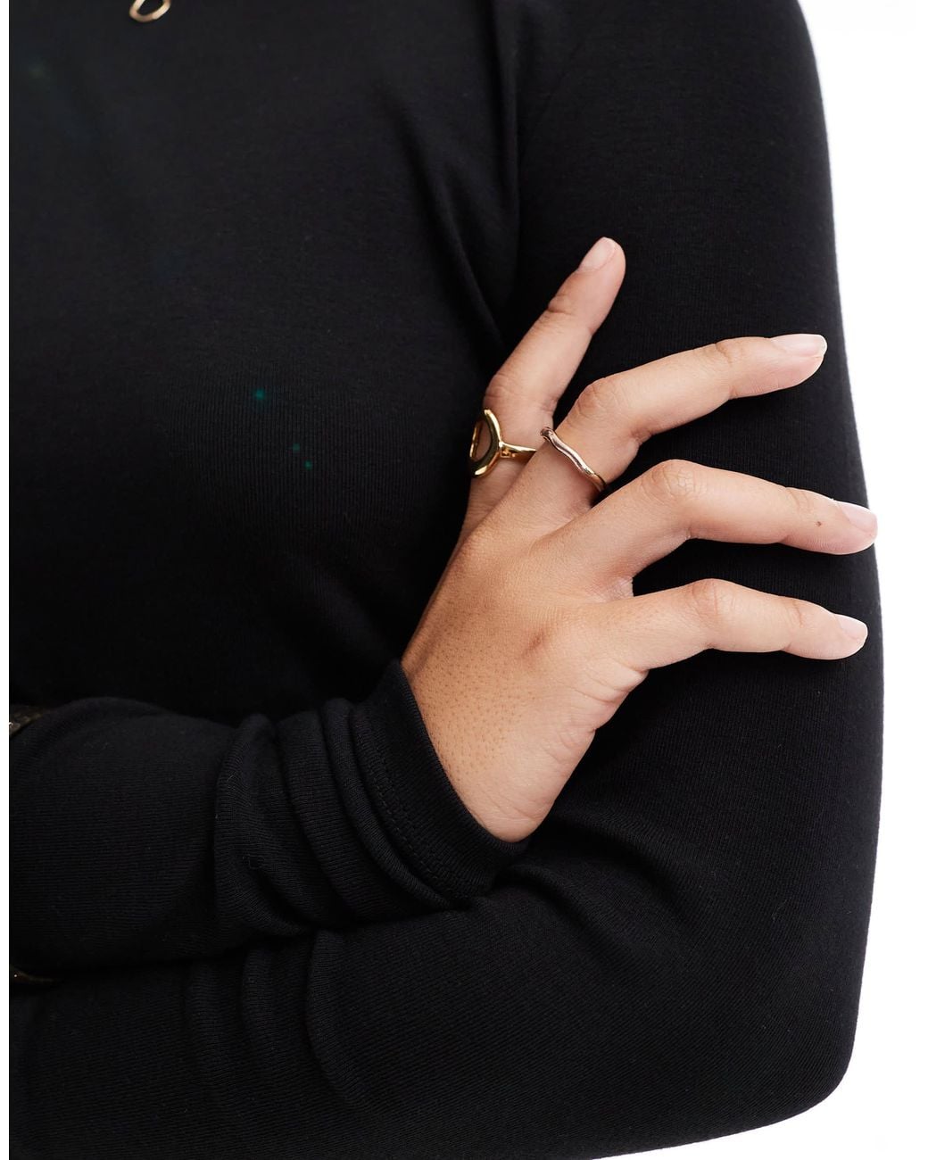 ONLY Black Long Sleeve Top