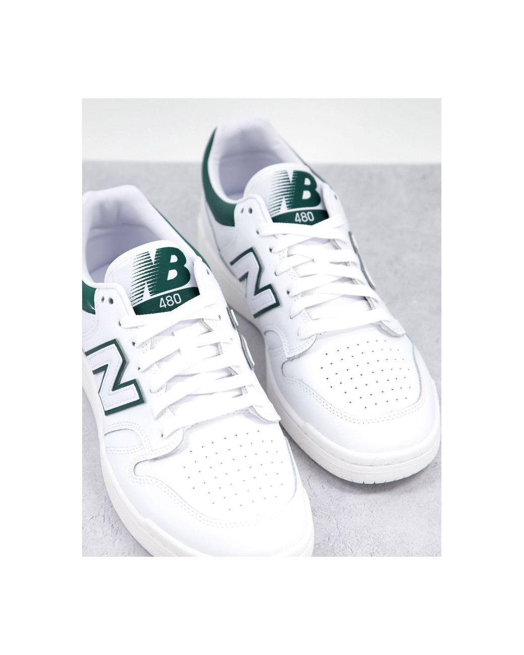 New Balance 480 Court Sneakers in White for Men | Lyst Australia