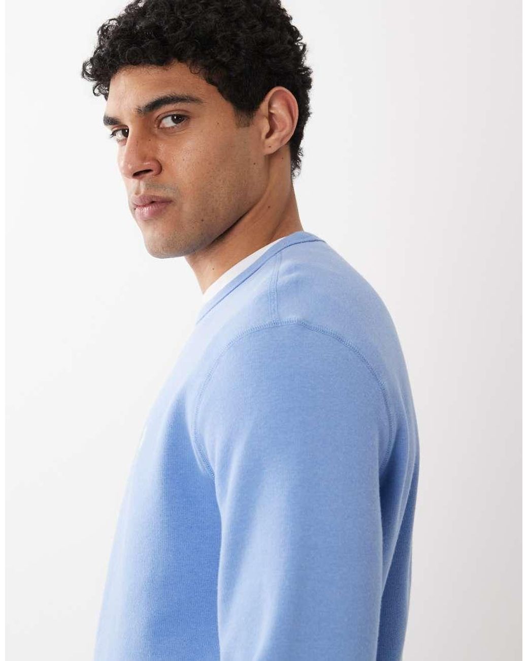 Polo Ralph Lauren Blue Icon Logo Fleece Sweatshirt