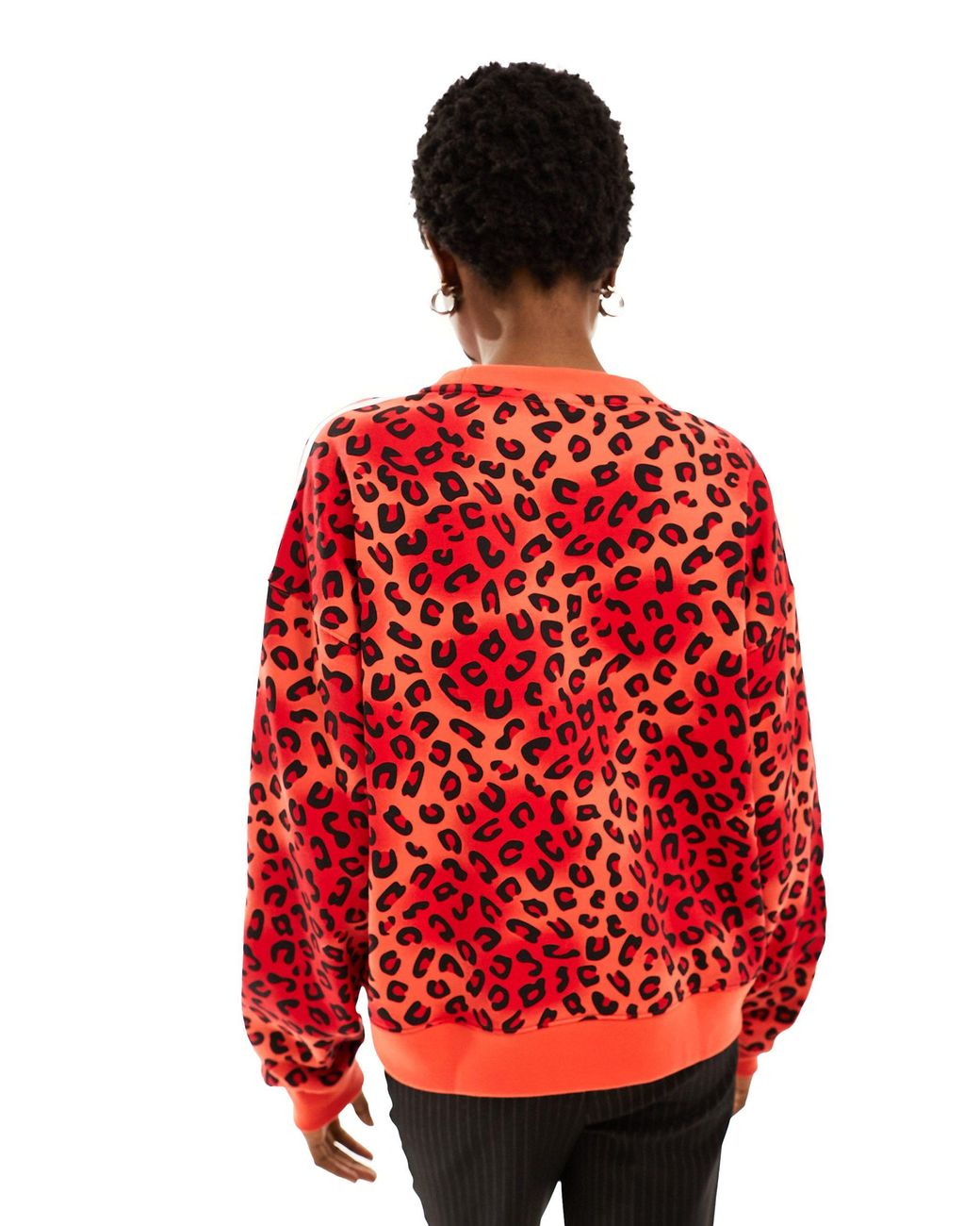 Leopard print adidas jumper hotsell