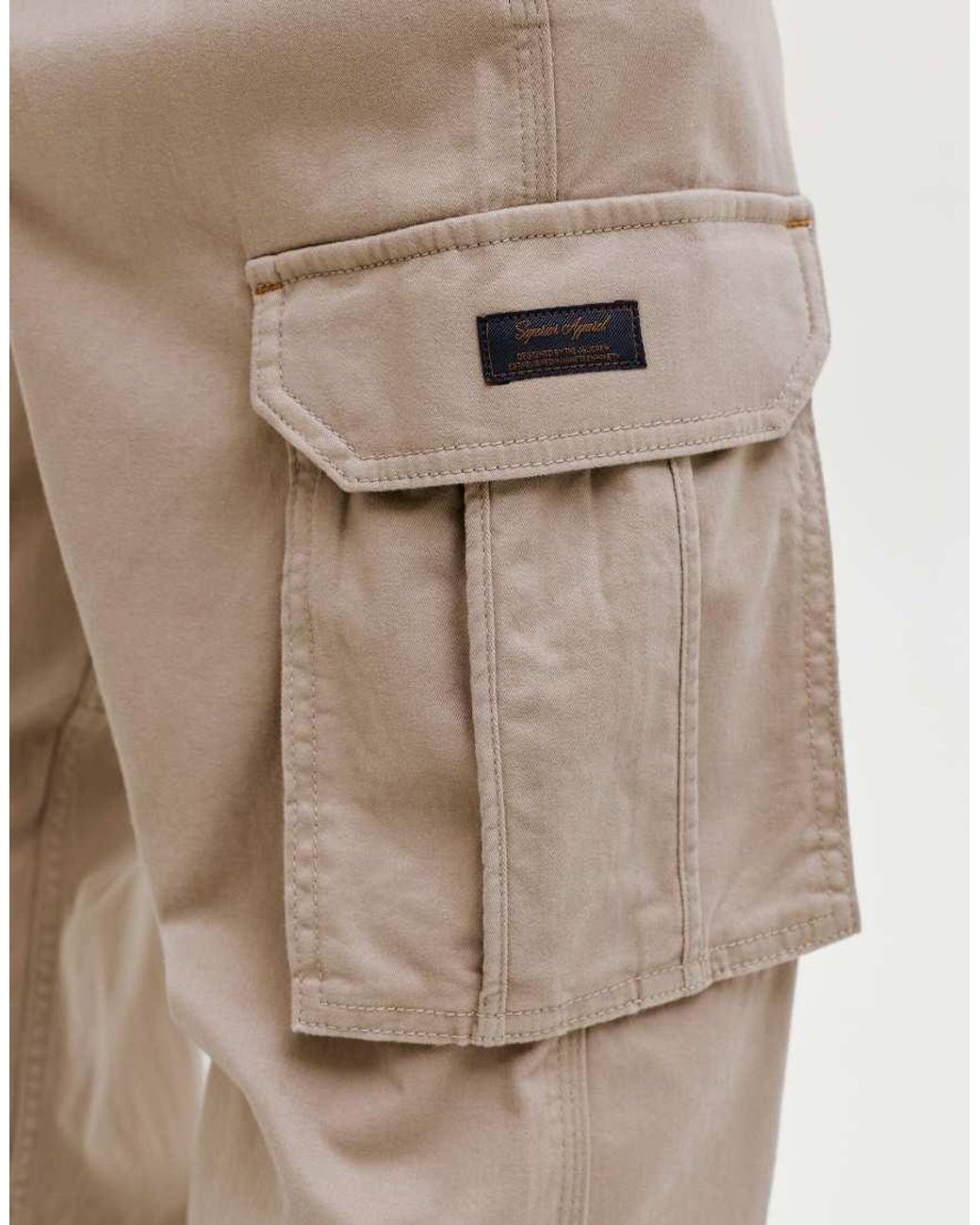 Jack & Jones Natural Cargo Trousers for men