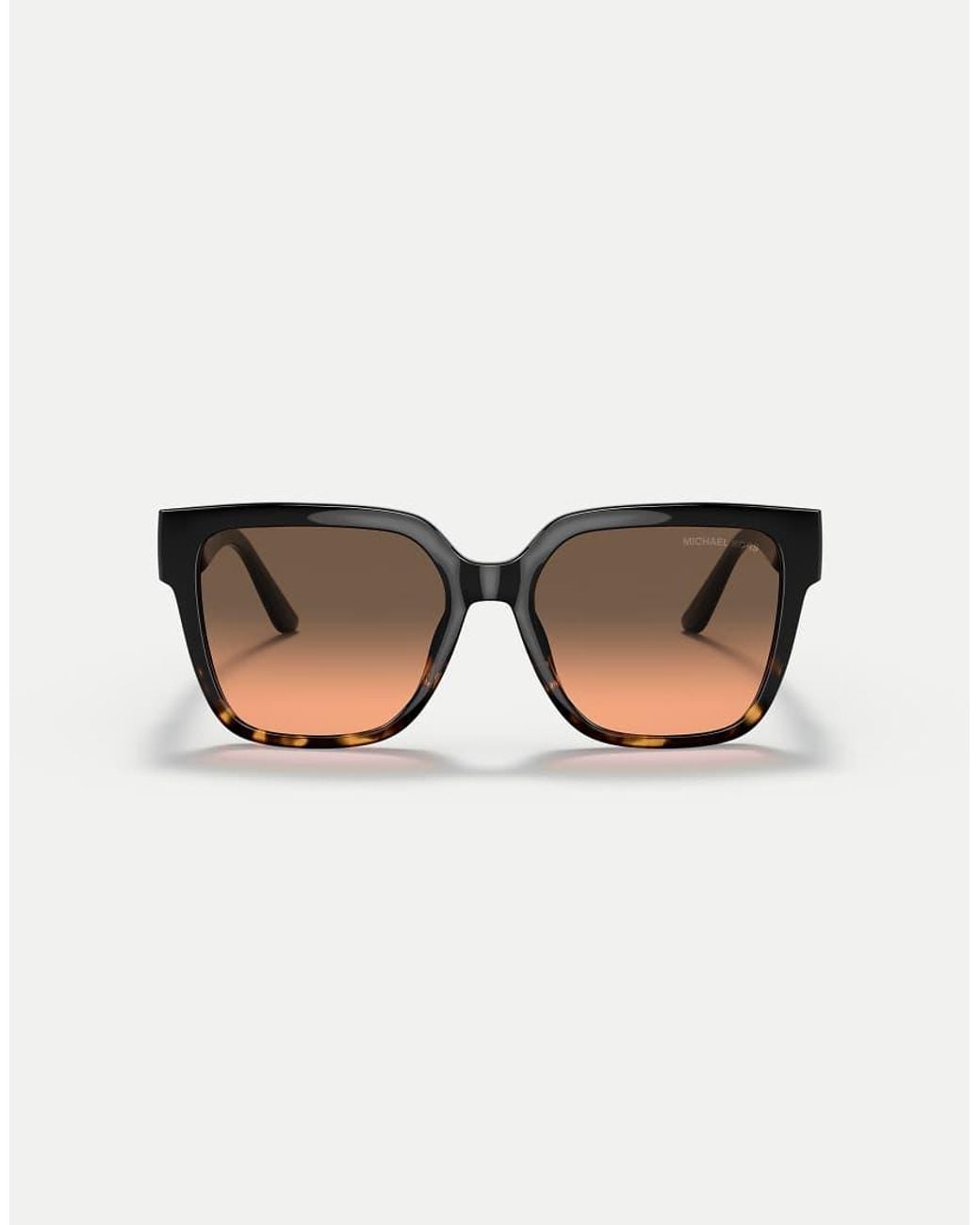 Michael Kors Brown Karlie Square Sunglasses With Lens
