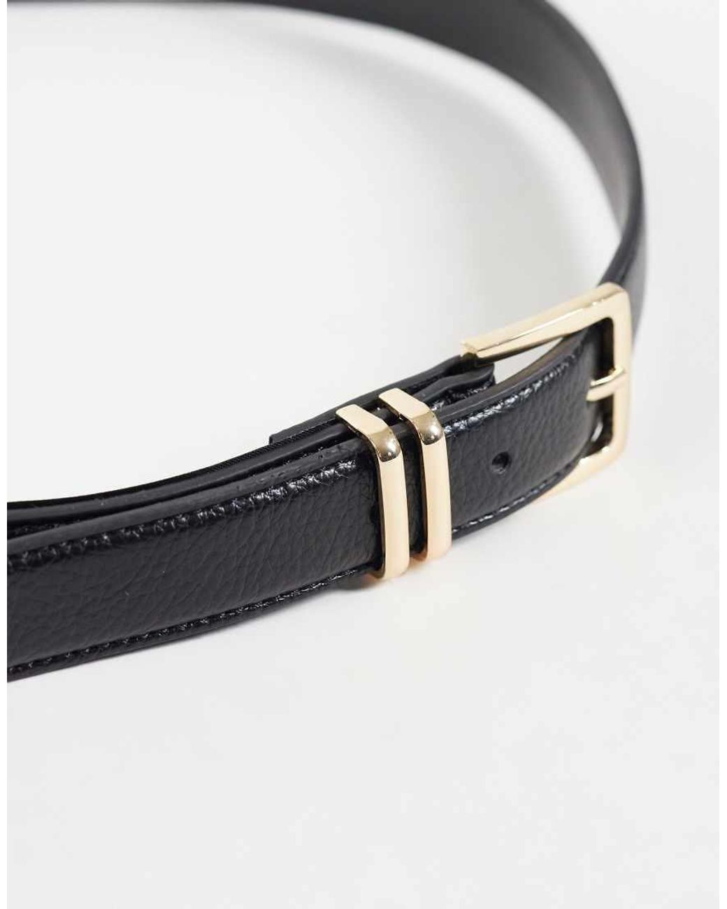 Cintura Classica Nera di Mango in Gray