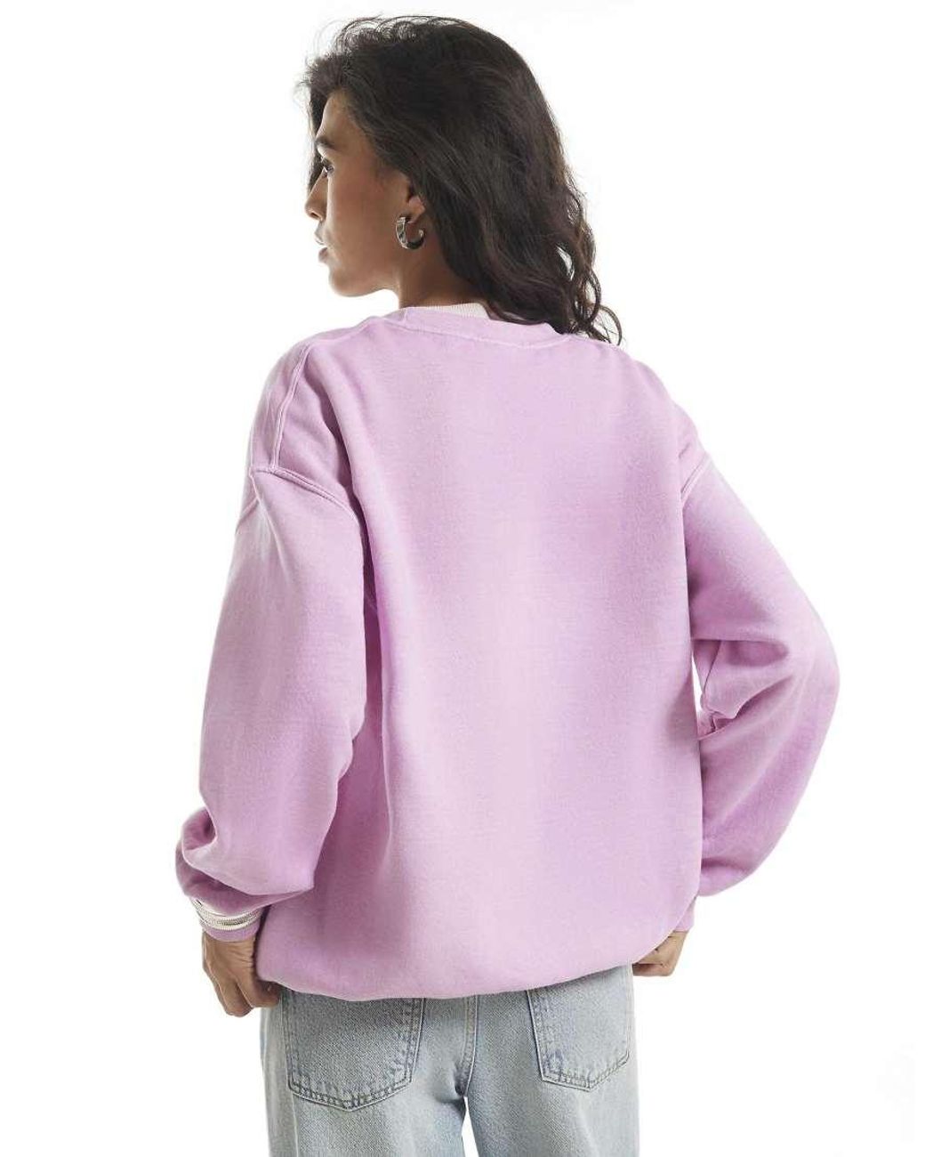 River Island Purple Quirky Cherub Hotfix Sweatshirt
