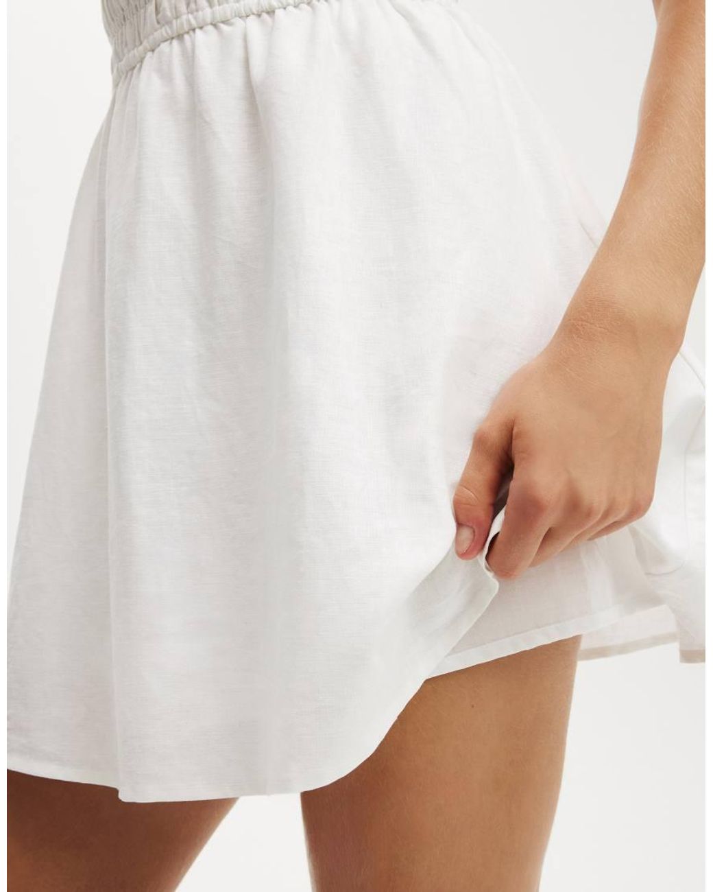 Cotton On White Haven Strappy Mini Dress