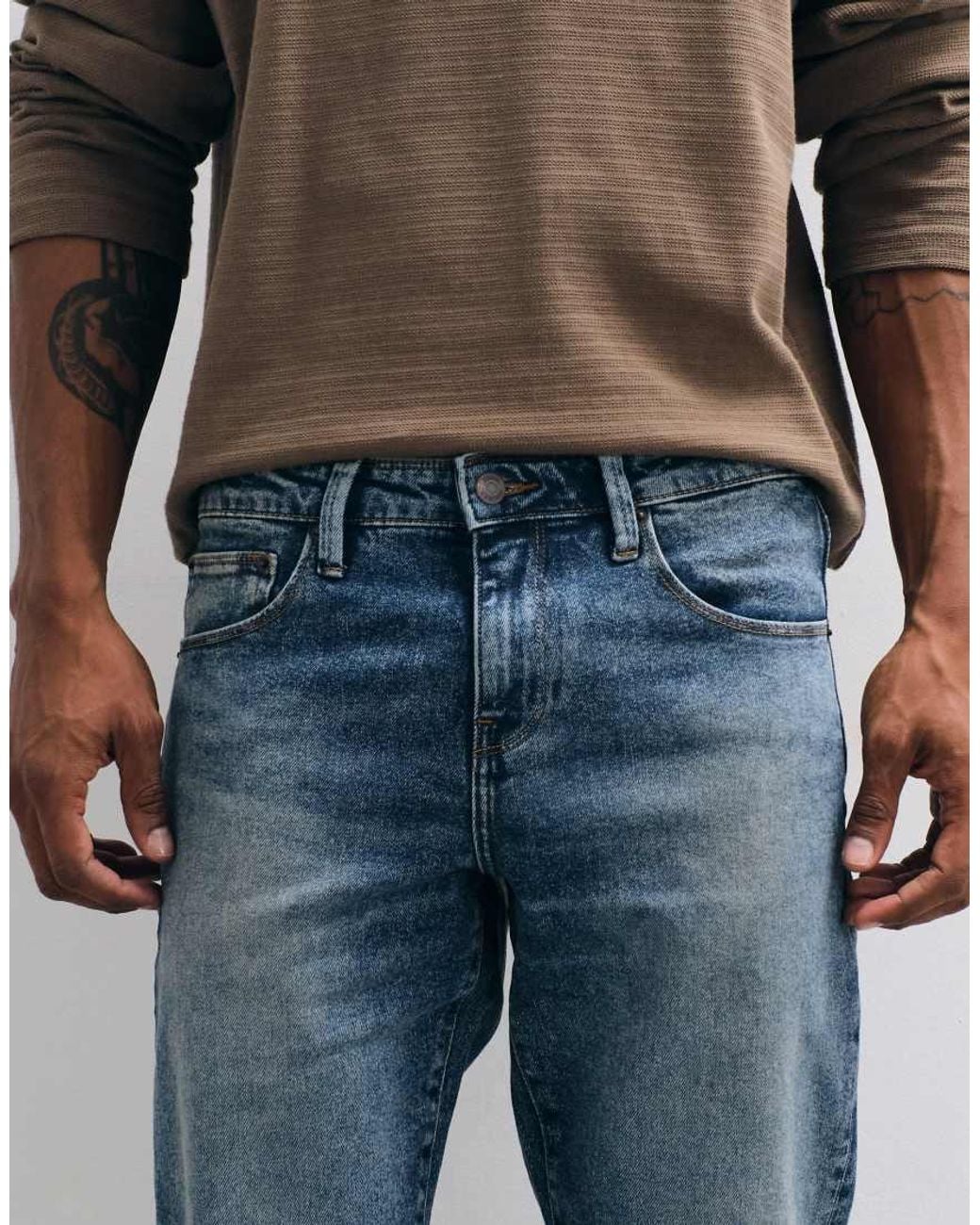 ASOS Gray Slim Jeans for men