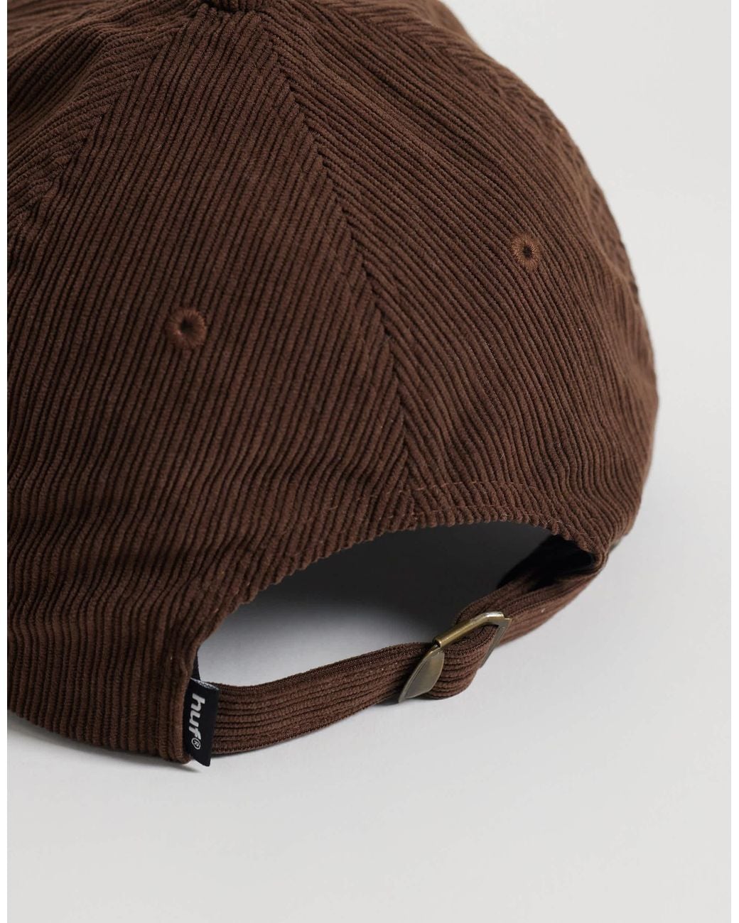 Huf Brown Prism Cord Cap for men