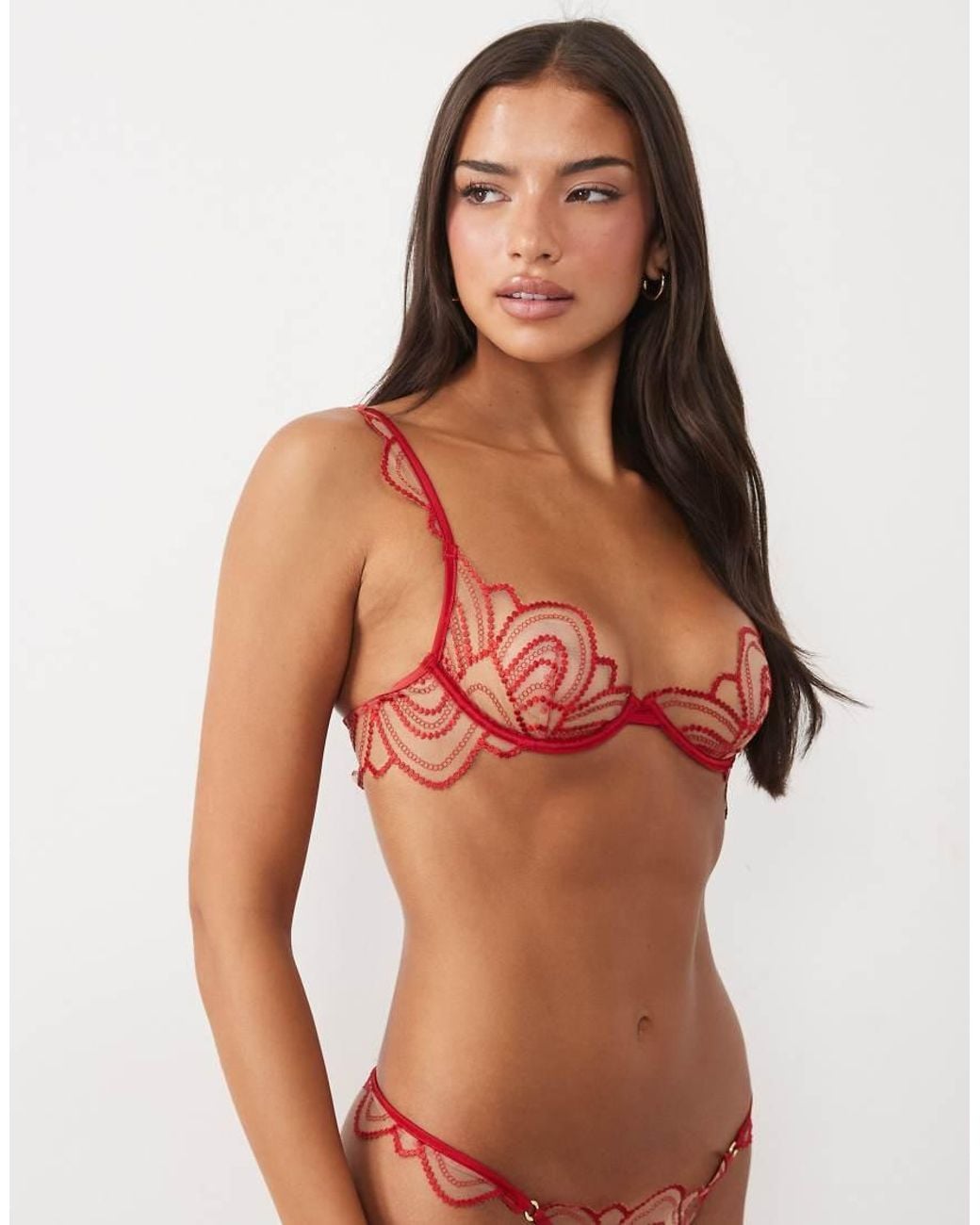 Bluebella Soraya Embroidered Mesh Bra