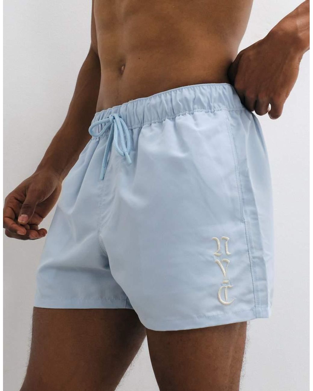 ASOS Blue Swim Shorts for men