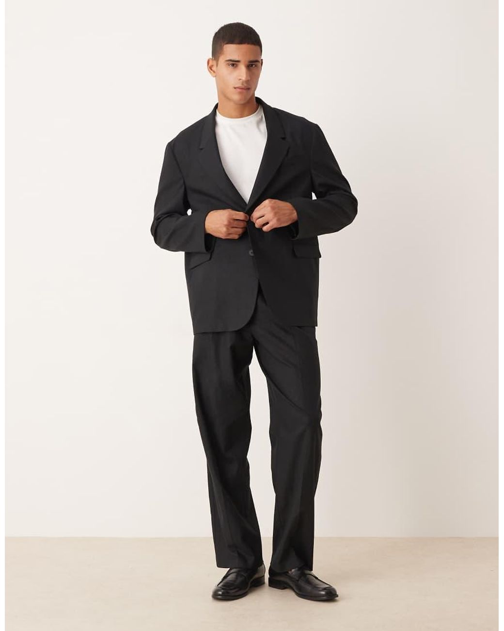 ASOS Black Oversized Suit Jacket for men