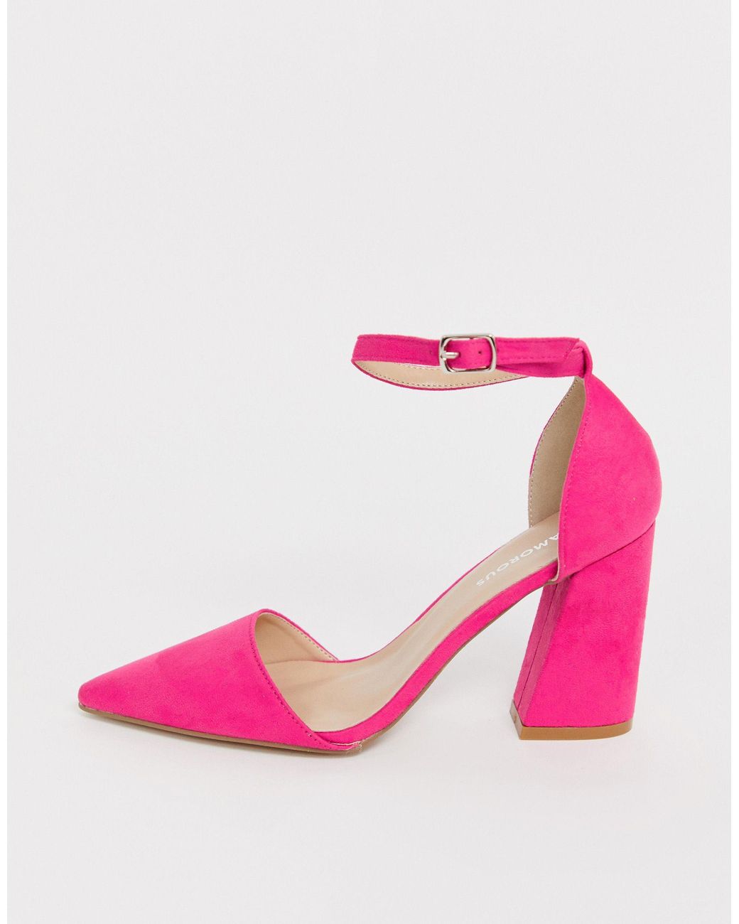 Glamorous Puntige Schoenen Met Hak in het Roze | Lyst NL