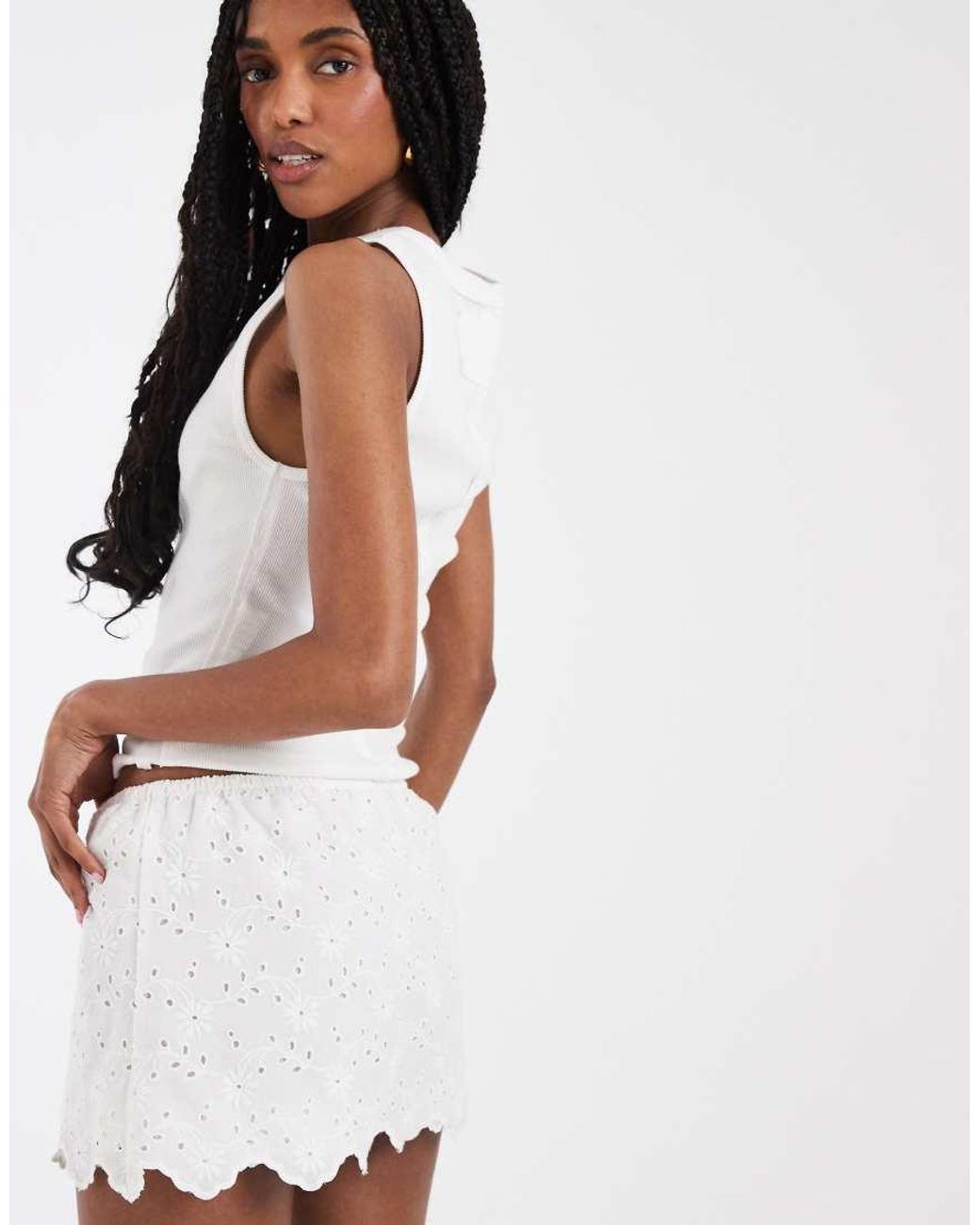 Free People Blue Eyes On You Skort