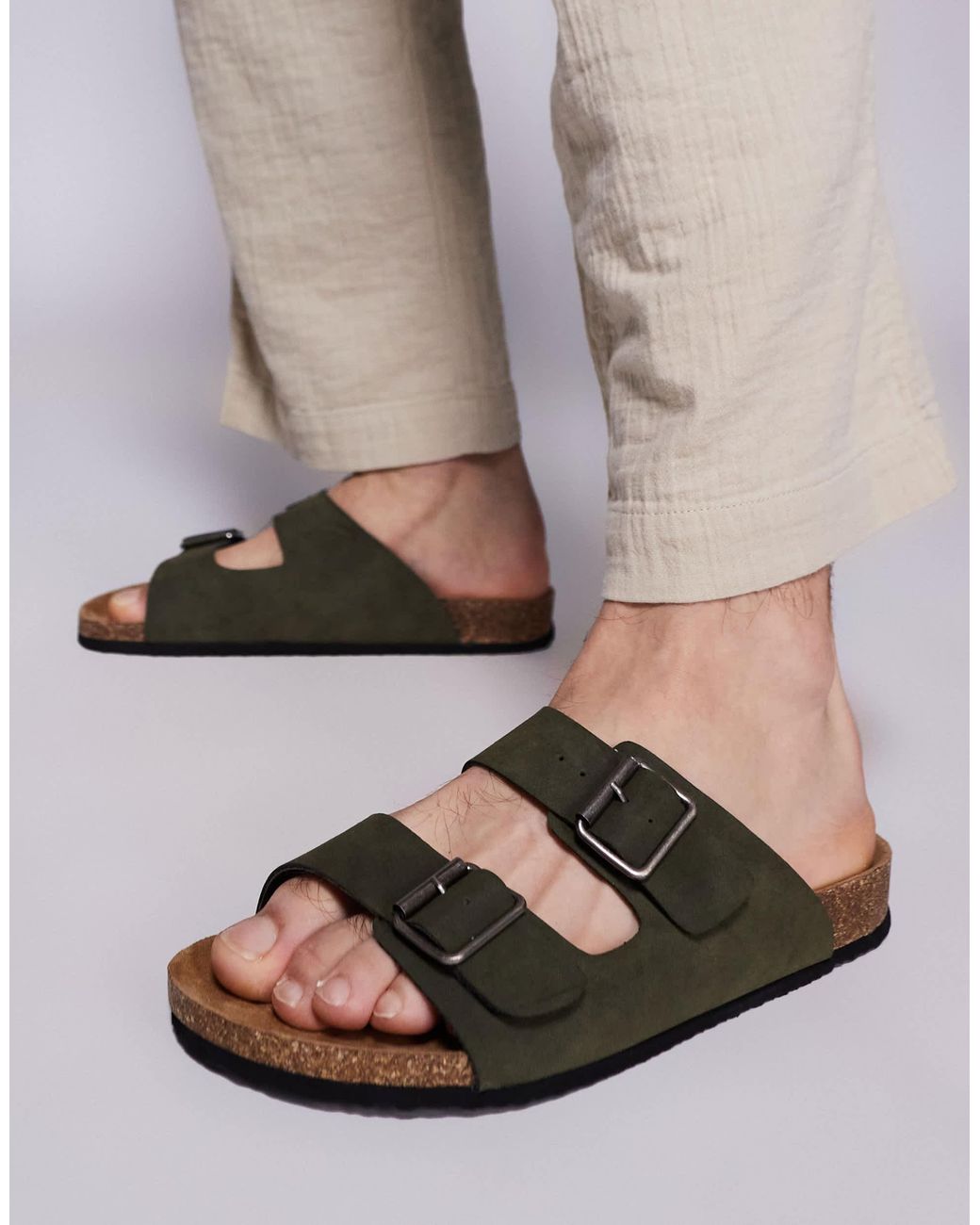 ASOS – sandalen in Green für Herren