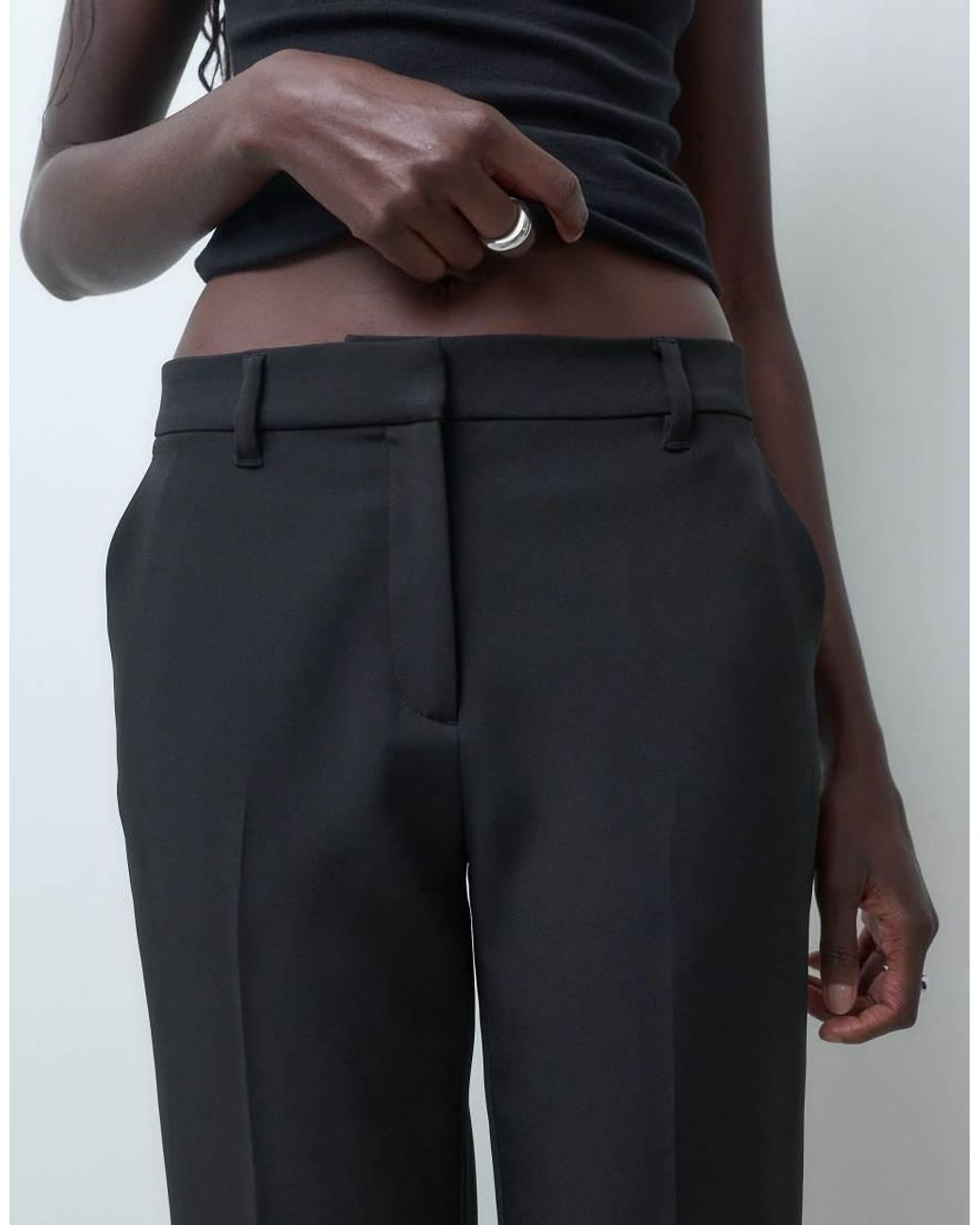 Jdy Blue Tailored Bootcut Trousers Co-Ord