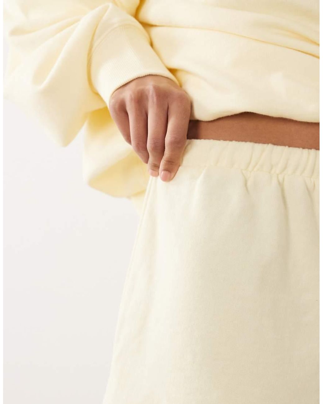WeWoreWhat Natural Paperbag Short Co-Ord