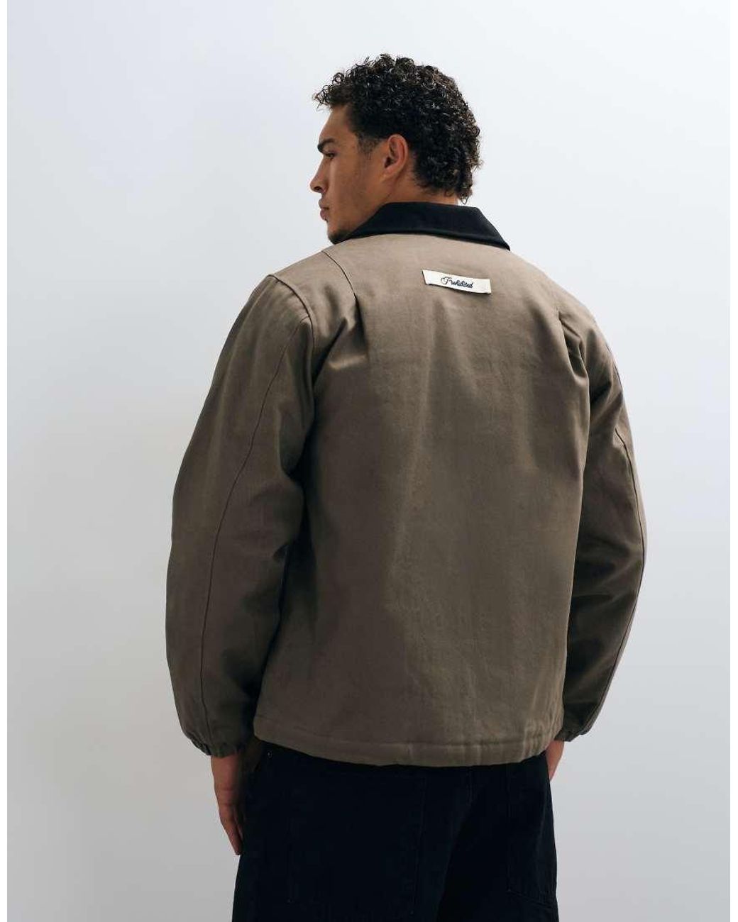 Prohibited Green Fireman Clasp Jacket for men