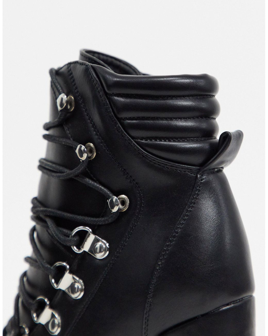 Missguided hiking boots cheap