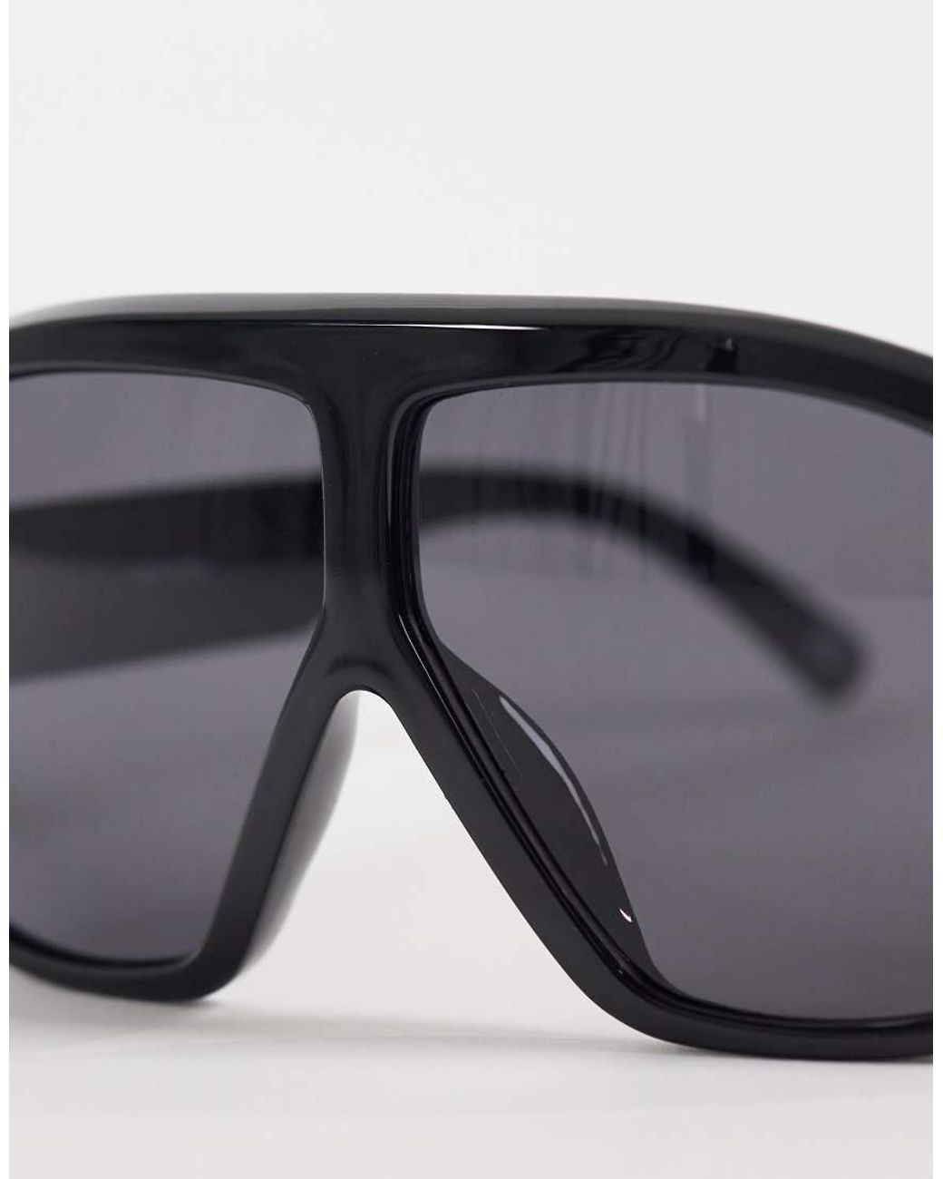 ASOS Gray Super Oversized Aviator Sunglasses